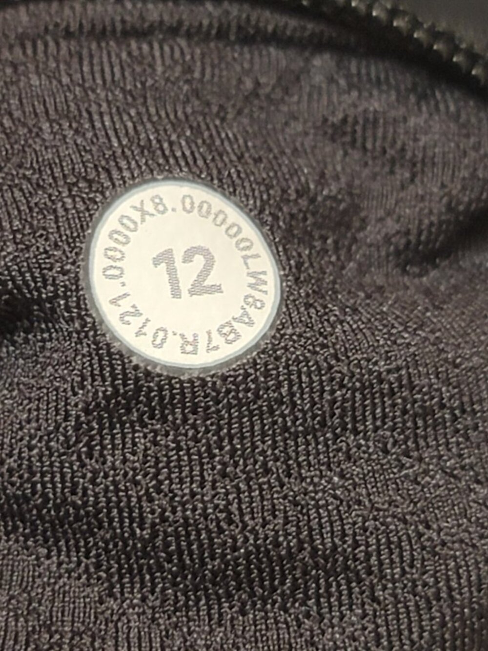 Lululemon Pace Rival Skirt Size 12 Black 4-way Stretch 13" Skort W8A84R - Picture 5 of 5